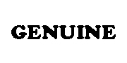 Genuine Genuine