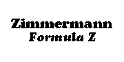 Zimmermann Formula Z Zimmermann Formula Z