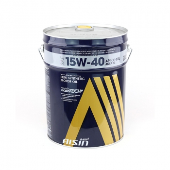 DẦU NHỚT ĐỘNG CƠ AISIN 15W-40 CI-4/SL econTECH+ Semi Synthetic 20L ECSI154PLB