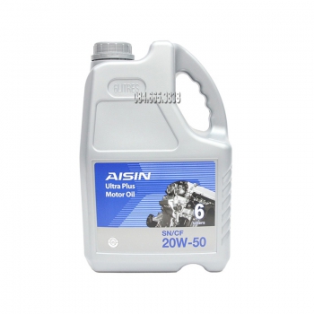 DẦU NHỚT ĐỘNG CƠ AISIN 20W-50 SN/CF Semi Synthetic 6 Lít ESSNP2056P