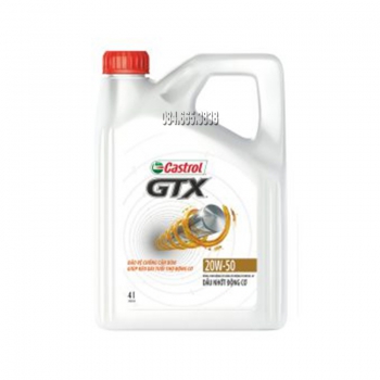 DẦU NHỚT ĐỘNG CƠ CASTROL GTX 20W50 SL/CF