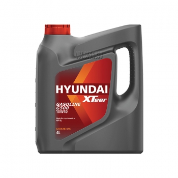 DẦU NHỚT ĐỘNG CƠ HYUNDAI XTeer GASOLINE G500 SL 10W40-4L