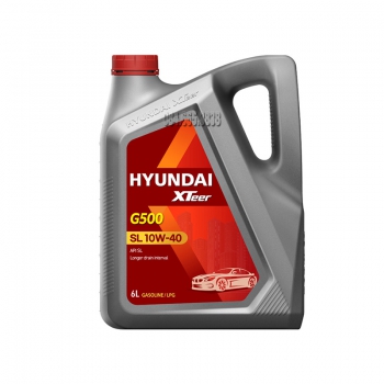 DẦU NHỚT ĐỘNG CƠ HYUNDAI XTeer GASOLINE G500 SL 10W40-6L