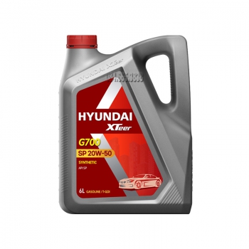 DẦU NHỚT ĐỘNG CƠ HYUNDAI XTeer GASOLINE G700 SP 20W50-6L
