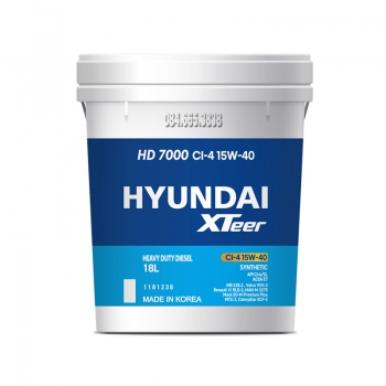 DẦU NHỚT ĐỘNG CƠ HYUNDAI XTeer HD 7000 15W40_CI-4-18L
