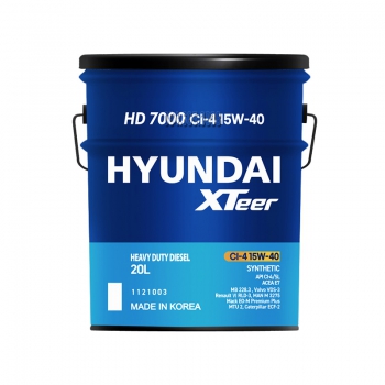 DẦU NHỚT ĐỘNG CƠ HYUNDAI XTeer HD 7000 15W40_CI-4-20L