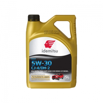 DẦU NHỚT ĐỘNG CƠ IDEMITSU DIESEL DH-2/CJ-4 5W30 FULLY SYNTHETIC ( CAN 5 L )