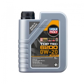 DẦU NHỚT ĐỘNG CƠ LIQUI MOLY TOP TEC 6200 0W20-1L - 20787