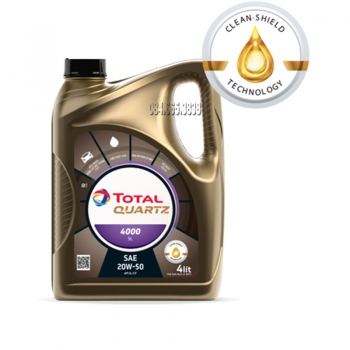 DẦU ĐỘNG CƠ TOTAL QUARTZ 4000 5W40 4L