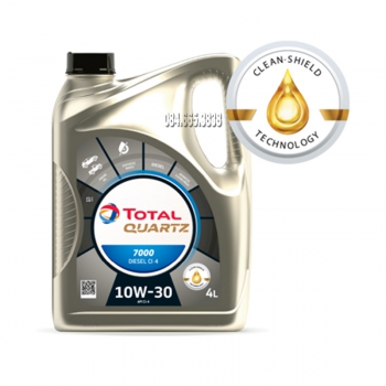 DẦU ĐỘNG CƠ TOTAL QUARTZ D.7000 10W30 4L