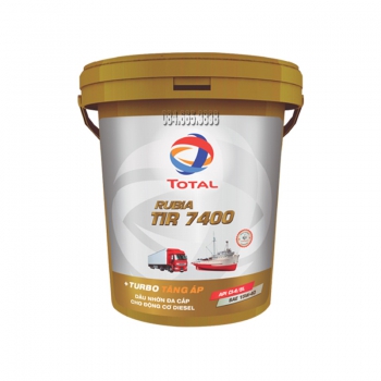 DẦU ĐỘNG CƠ TOTAL RUBIA TIR 7400 15W40 15W40 18L