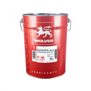 DẦU NHỚT ĐỘNG CƠ Wolver Turbo Evolution 15W-40 Ci-4 20L