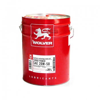 DẦU NHỚT ĐỘNG CƠ Wolver Turbo Power 20W-50 Ci-4 20L
