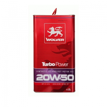 DẦU NHỚT ĐỘNG CƠ Wolver Turbo Power 20W-50 Ci-4 5L