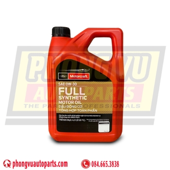 Dầu nhớt động cơ Ford Motorcraft FULLY SYNTHETIC 0W-30 4,1L - AXL-0W30-V4LFS