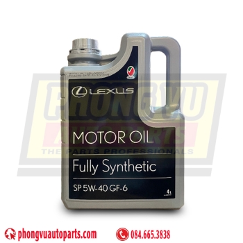 Nhớt động cơ Lexus Fully Synthetic SP 5W-40 GF-6 4L - MZ320807