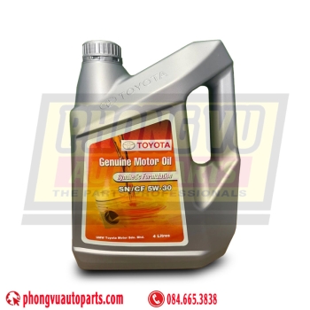 Nhớt động cơ Toyota Synthetic SN/CF 5W-30  4L - SNCF5W304L