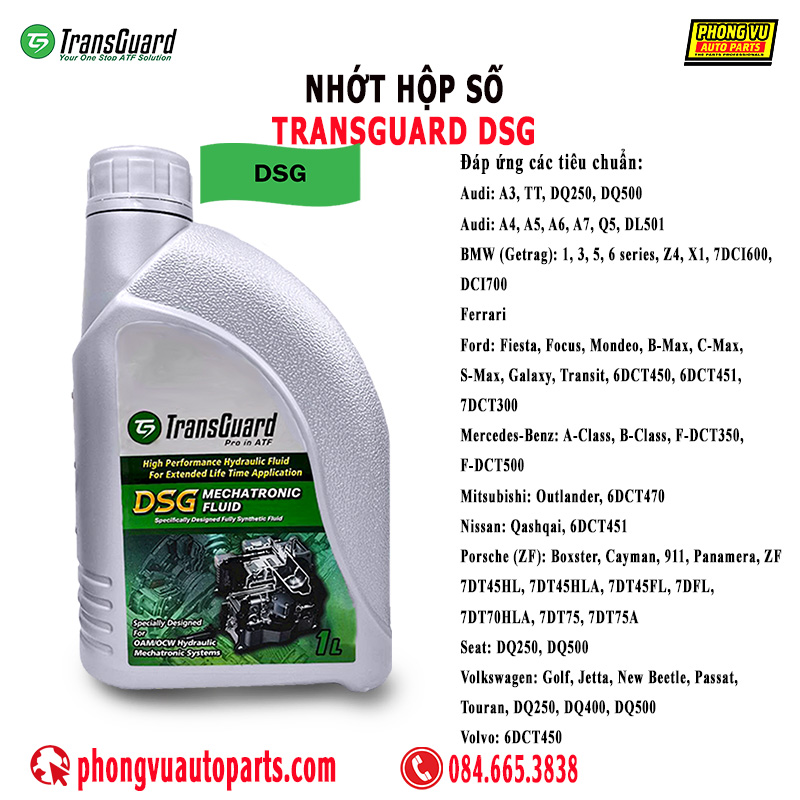 Dầu Nhớt Hộp Số TRANSGUARD DSG