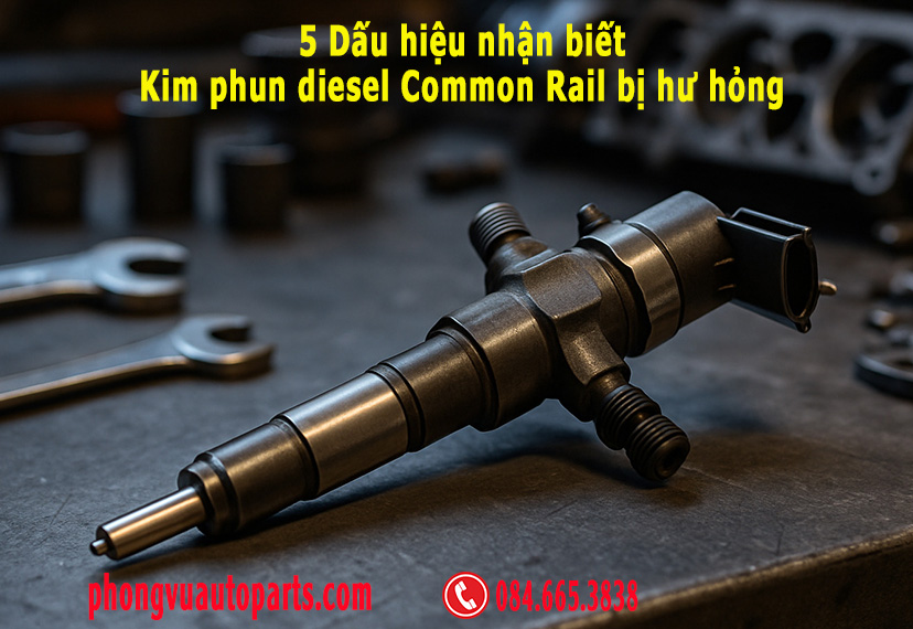 5 Dấu hiệu cho thấy kim phun diesel Common Rail bị hư hỏng