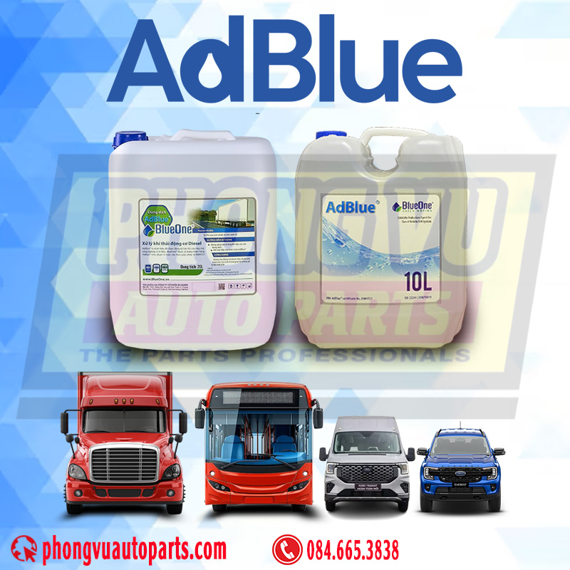 Xử Lý Khí Thải Diesel – Dung Dịch AdBlue BlueOne (DEF) Tiêu Chuẩn Euro 4, Euro 5, Euro 6