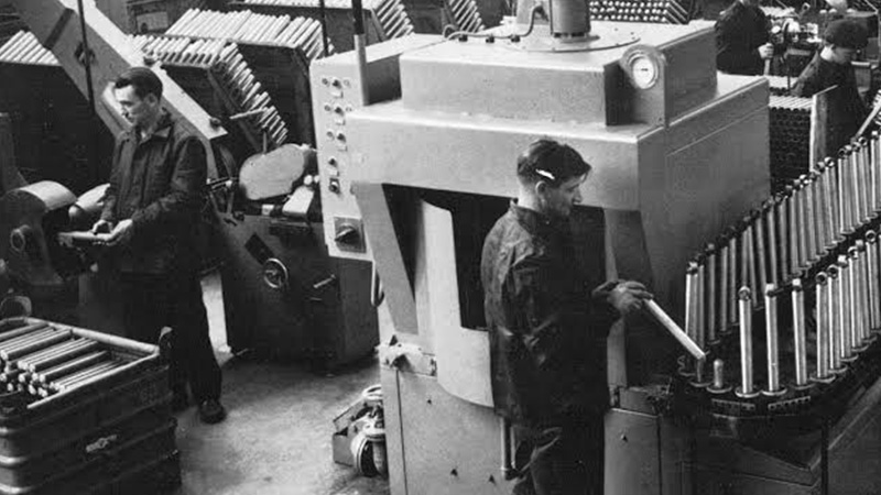 Dây chuyền sản xuất giảm xóc BILSTEIN (Thập niên 1950)