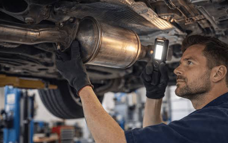 Quy trình bảo dưỡng Bầu lọc khí thải  - Catalytic converter maintenance procedure