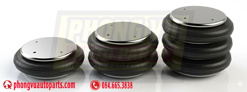 Bầu hơi giảm xóc kiểu ống xếp (Convoluted Bellows Air Springs)