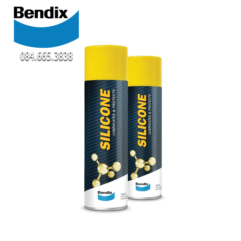 Bendix Silicone – Lubricates & Protects là chất bôi trơn silicone giúp bảo vệ các bộ phận ô tô khỏi sự mài mòn và ăn mòn