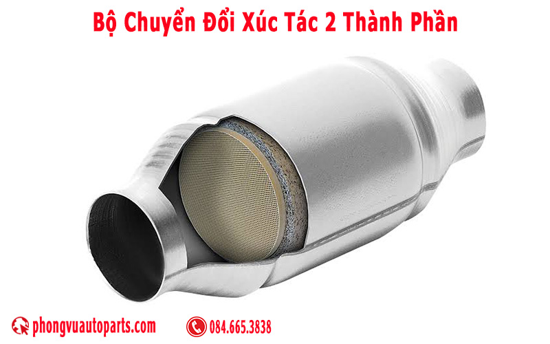 Bầu lọc khí thải 2 thành phần - Two-Way Catalytic Converter