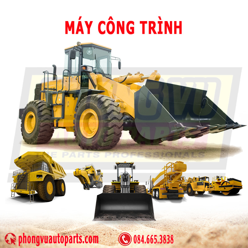 CÁC LOẠI MÁY CÔNG TRÌNH HIỆN NAY CỦA CÁC THƯƠNG HIỆU LỚN TRÊN THẾ GIỚI