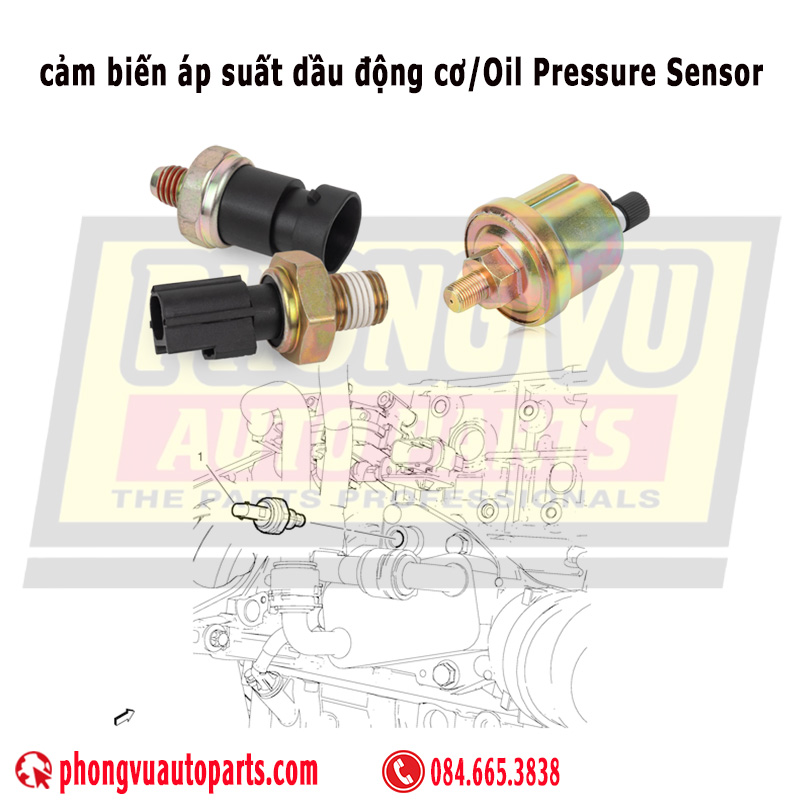 Cảm biến áp suất nhớt - Cảm biến áp dấu dầu động cơ - Oil Pressure Sensor