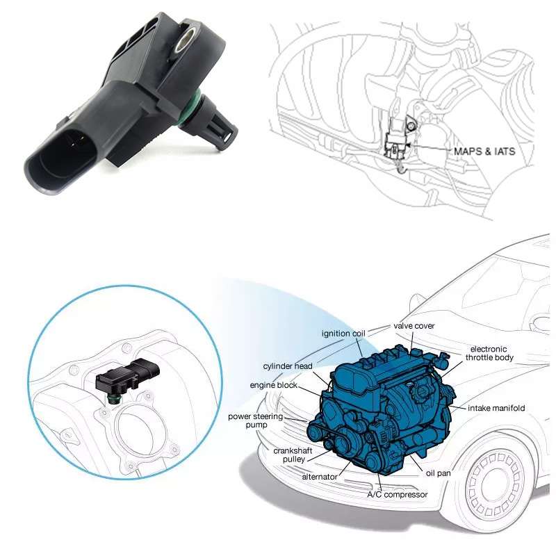 Cảm Biến Áp Suất Đường Ống Nạp (Manifold Absolute Pressure Sensor - MAP)