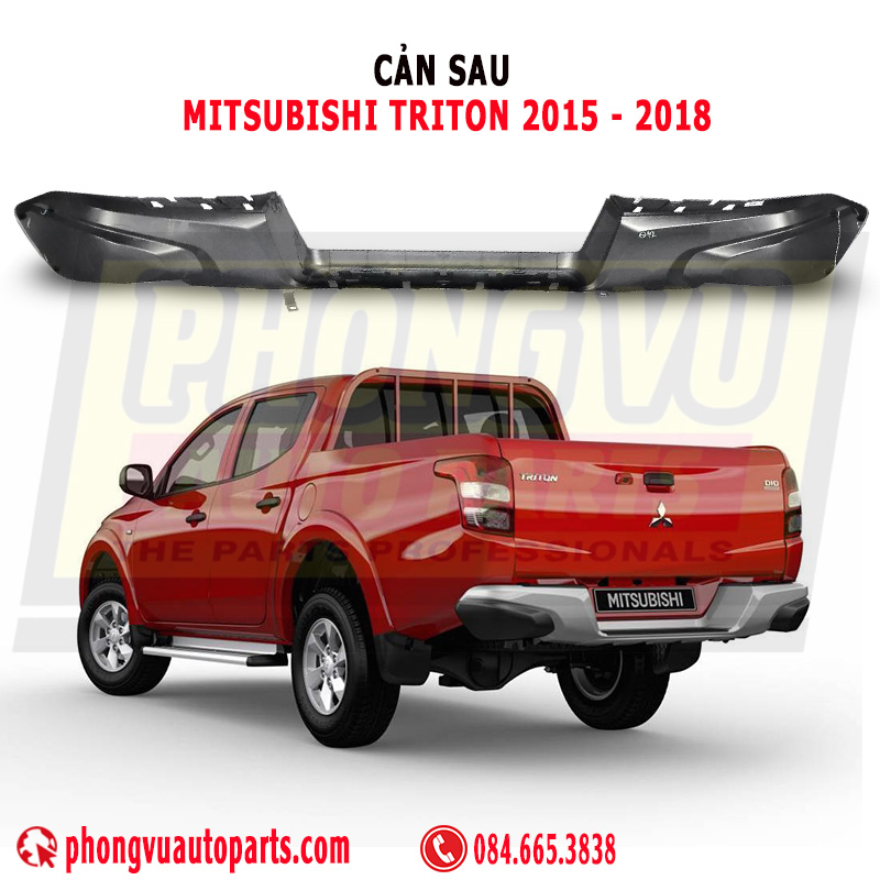 Cản Sau (Ba Đờ Sốc Sau) Mitsubishi Triton 2015-2018 (Mã Phụ Tùng: 6410C967)