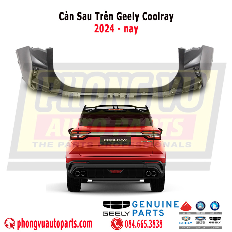 Phụ tùng Geely - Cản Sau Miếng Trên Geely Coolray 2024 - Nay - Mã Phụ Tùng 6044146300