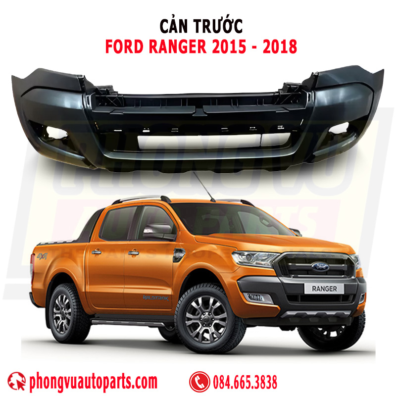 Cản Trước (Ba Đờ Sốc Trước) Ford Ranger 2015-2018 - Mã EB3B17C831CC, EB3Z17D957B