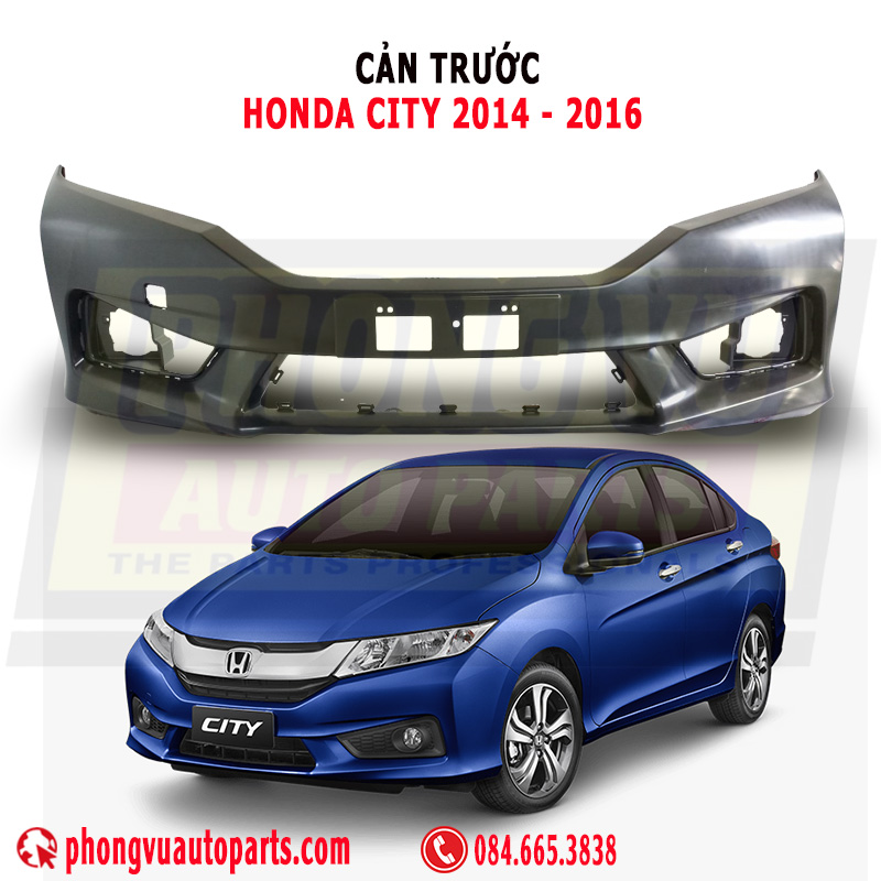 Cản Trước (Ba Đờ Sốc Trước) Honda City 2014-2016 - Mã 71101T9AT00ZZ, 71101-T9A-T00ZZ