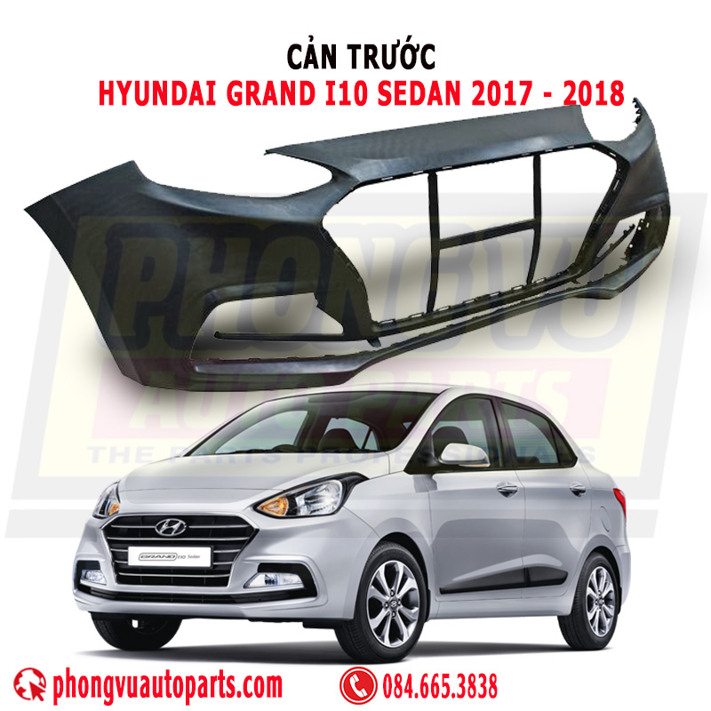Cản Trước (Ba Đờ Sốc Trước) Hyundai Grand i10 Sedan 2017-2018 - Mã 86511B4800