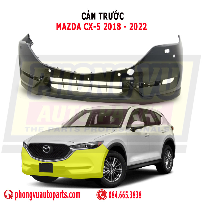 Cản Trước (Ba Đờ Sốc Trước) Mazda CX-5 2018-2022 - Mã Phụ Tùng KF1A50031E8H, KB8B50031FBB