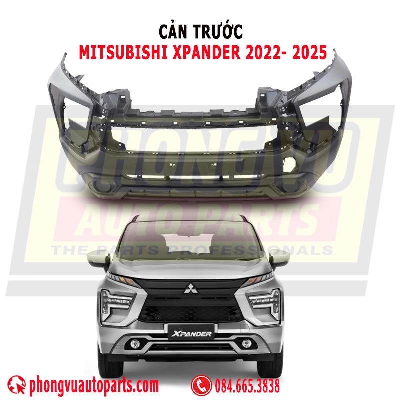 Cản Trước (Ba Đờ Sốc Trước) Mitsubishi Xpander 2022-2025 (Mã Phụ Tùng: 62012W030P)
