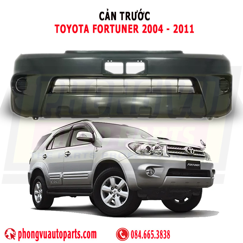Cản Trước (Ba Đờ Sốc Trước) Toyota Fortuner 2004-2011 - Mã 521190K949