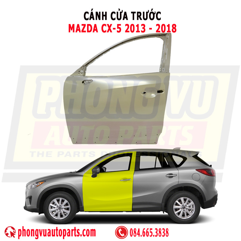 Cánh Cửa Trước Trái Phải Mazda CX-5 2013-2018 - Mã Phụ Tùng KDY37302XA, KDY37202XA