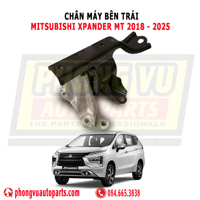 Cao Su Chân Máy Bên Trái Mitsubishi Xpander MT (Số Sàn) 2018-2025 (Mã Phụ Tùng: 2910A321)