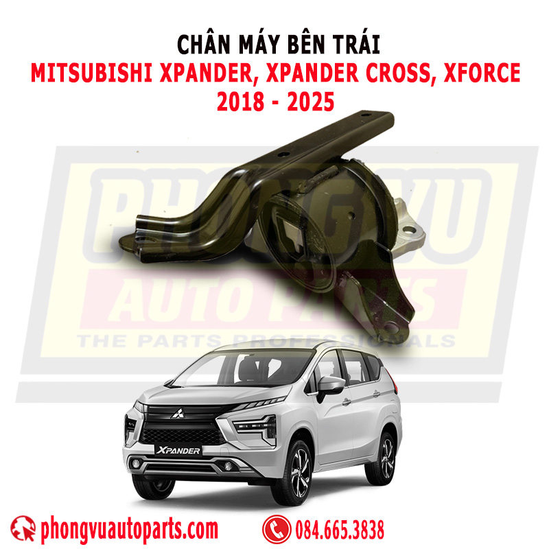 Cao Su Chân Máy Bên Trái Mitsubishi Xpander AT, Xpander Cross, XForce 2018-2025 (Mã Phụ Tùng: 2910A320)