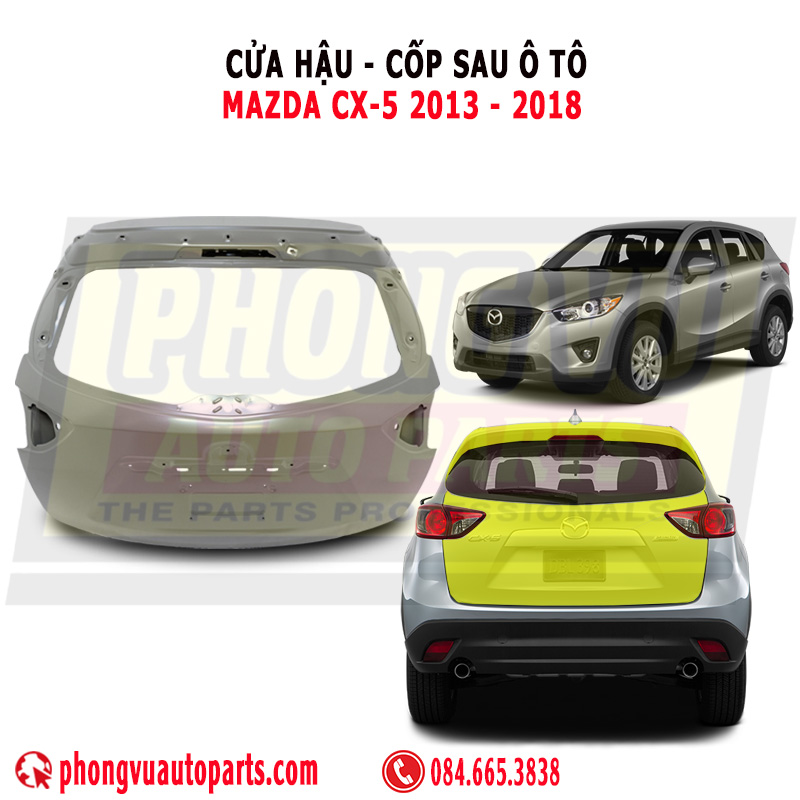 Cốp Sau (Cánh Cửa Hậu, Cửa Hậu) Mazda CX-5 2013-2018 - Mã Phụ Tùng KDY46202X