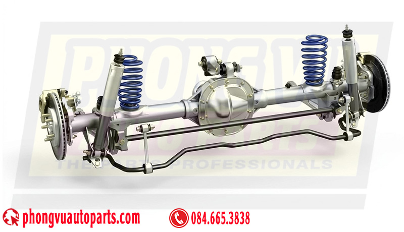 Dầm cầu sau dạng cầu cứng chịu lực (Live Axle / Solid Axle)