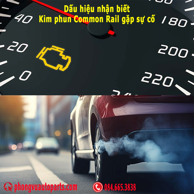 Dấu hiệu nhận biết kim phun Common Rail gặp sự cố