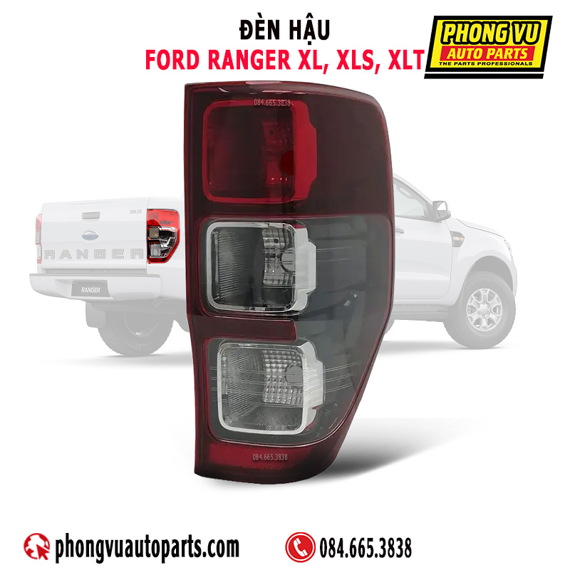 Mã Phụ Tùng Đèn hậu (đèn lái sau) Ford Ranger Các Đời 2011, 2012, 2013, 2014, 2015, 2016, 2017, 2018, 2019, 2020, 2021, 2022