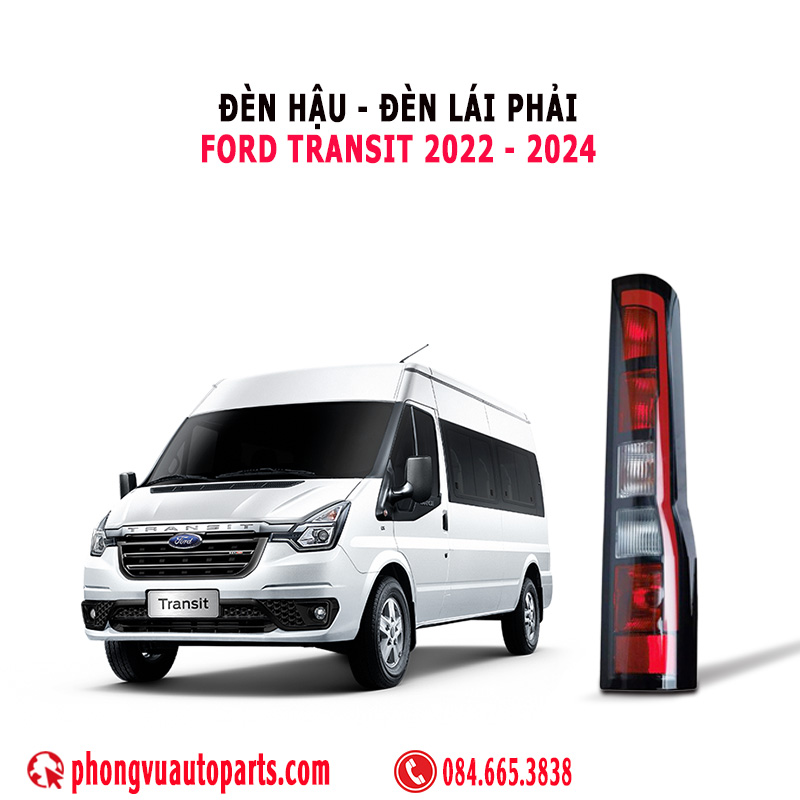 MC19-13405-BD: Đèn hậu đèn lái bên phải Ford Transit. 2022, 2023, 2024