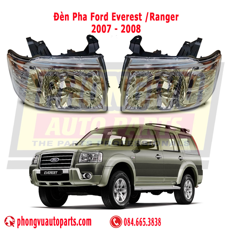 Đèn pha Ford Everest 2007 2008