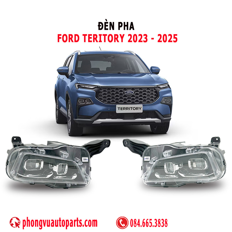 Đèn Pha Ford Territory 2023, 2024, 2025 - Mã Phụ Tùng NS113006BB, NS113005BB